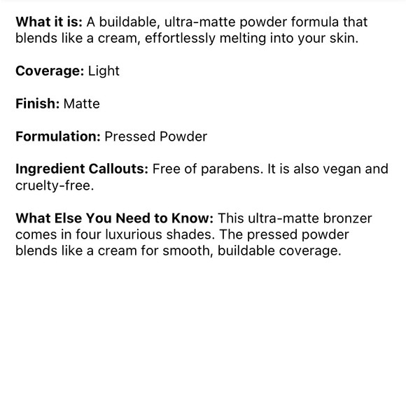 Melt Cosmetics Ultra Matte Bronzer in Malibu BNIB - Picture 13 of 15